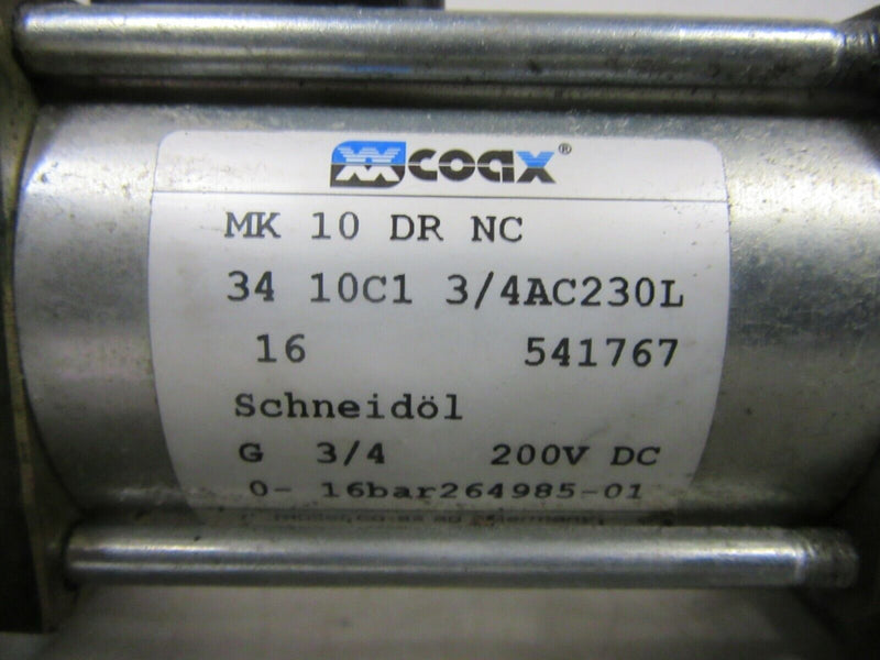 COAX  MK 10 DR NC 0-16bar Ventil G3/4