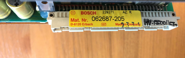 BOSCH NT2  1070 062687-205 Power Supply Module