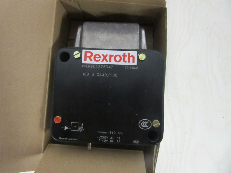 Rexroth HED 3 0A40/100 Druckschalter R901276347 pmax=110 Bar