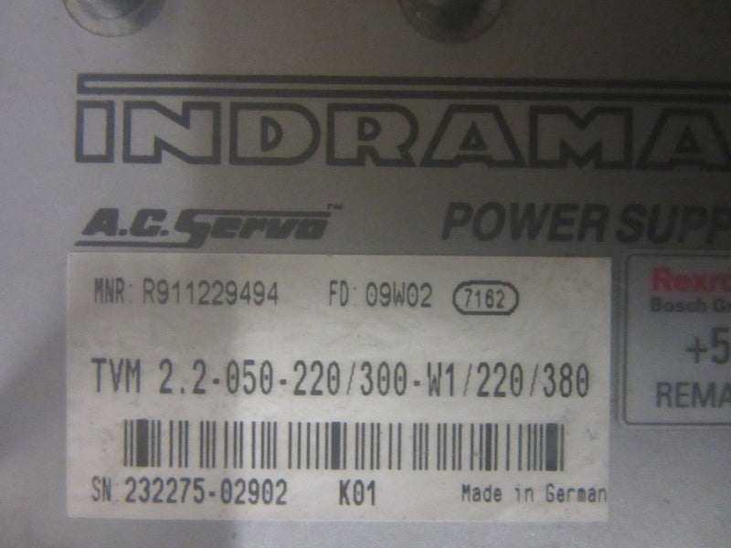 Indramat TVM 2.2-050-220/300-W1/220/380 Power Supply -unused-
