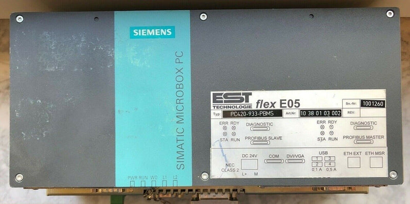 Siemens Simatic Microbox PC420 6AG4040-0AG30-0AA0