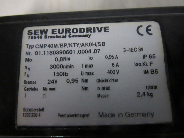 SEW Eurodrive CMP40M/BP/KTY/AK0H/SB