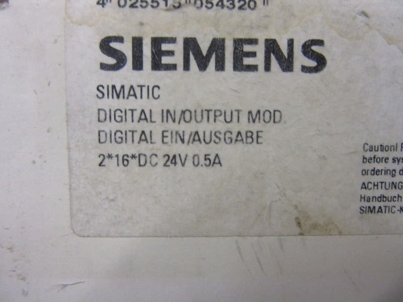 Siemens Simatic S5 6ES5 482-7LA11 24V 0.5A -unused-