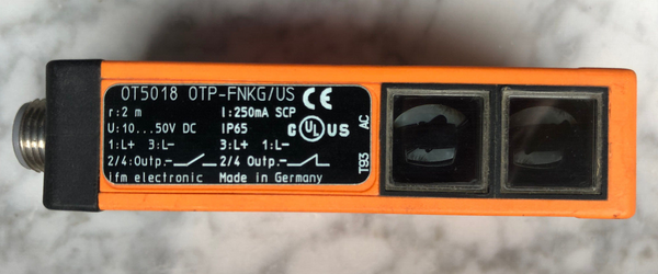 ifm electronic OT5018 OTP-FNKG/US Reflexlichtschranke