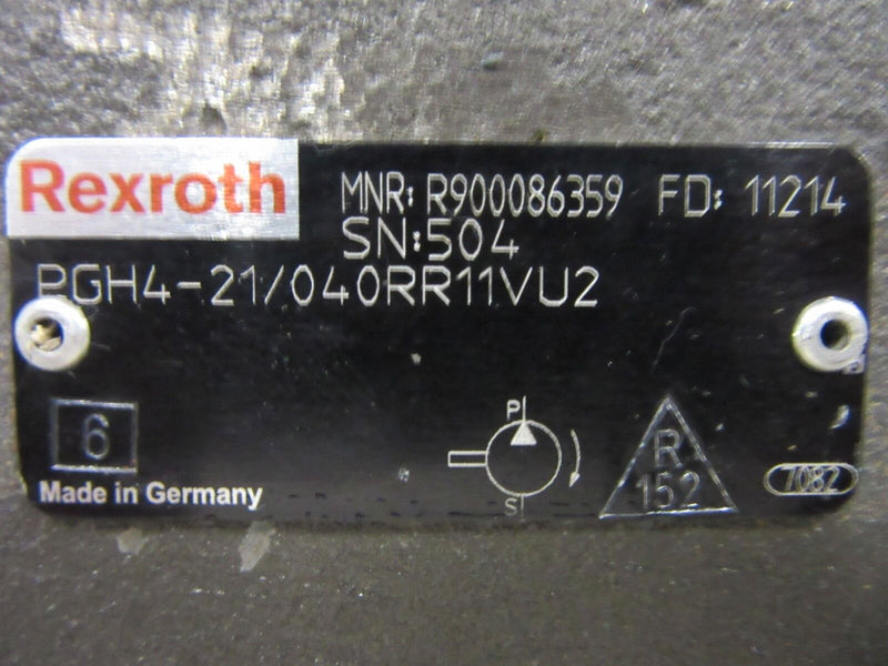 Rexroth Bosch PGH4-21/040RR11VU2 Hydraulikpumpe