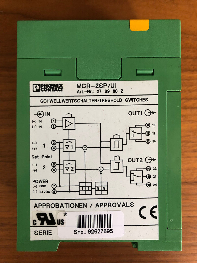 PHOENIX CONTACT Schwellwertschalter MCR-2SP 2769802