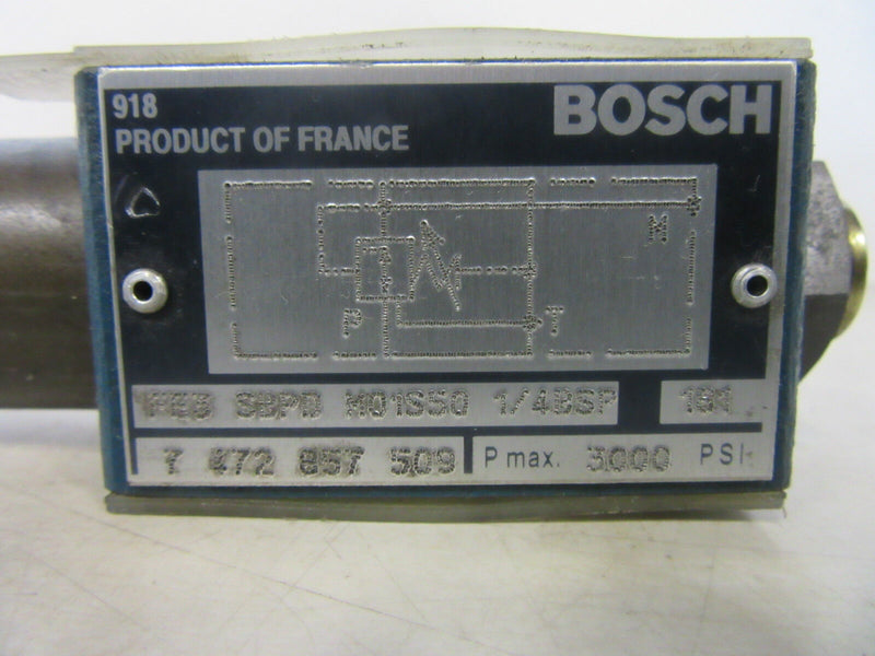 Bosch 7 472 857 509 FE3 SBPD M01S50 1/4BSP -unused-