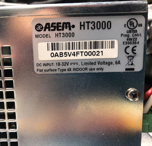 ASEM HT3000 0AB5V4FT00021 Industrie-PC mit Battery-Pack