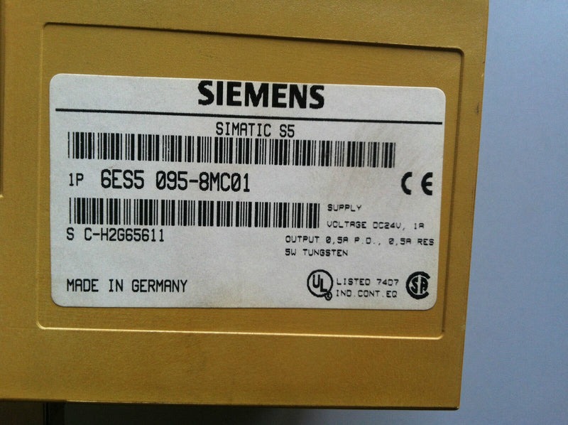 Siemens Simatic S5 6ES5 095-8MC01