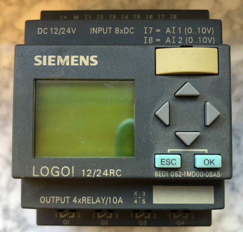 Siemens LOGO! 12/24RC 6ED1-1MD00-0BA5 Logikmodul