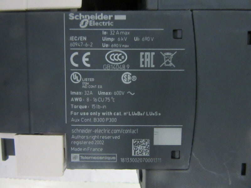 Schneider Electric LU2B12BL 12A 24VDC Wendegrundgerät