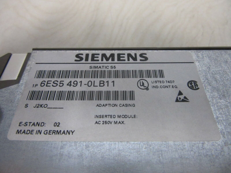 Siemens Simatic S5 6ES5 491-0LB11 E: 02 Phoenix Contact InterBus IBS S5 DSC/I-T