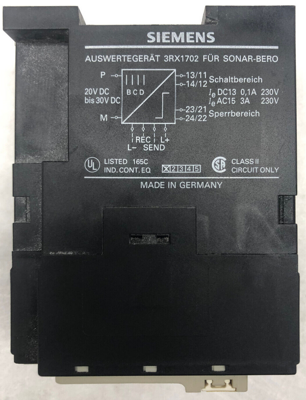 Siemens Auswertegerät 3RX1702 für SONAR-BERO