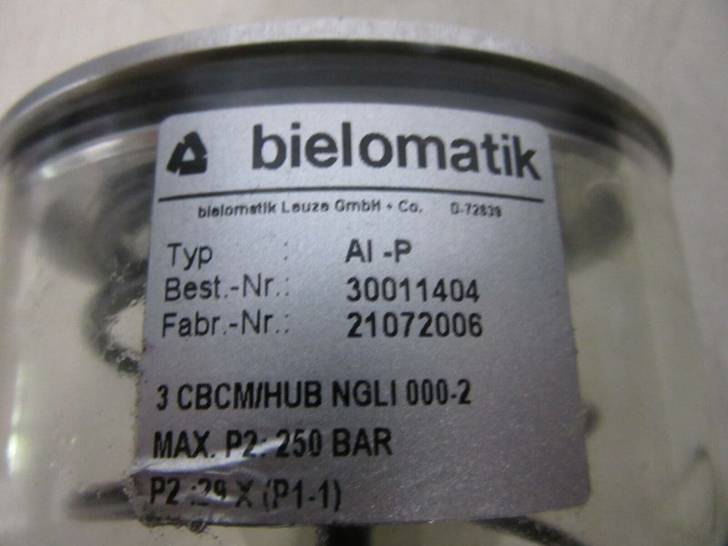 bielomatik single piston pump AI-P 3CBCM/HUB NGLI 000-2 max p2: 250bar