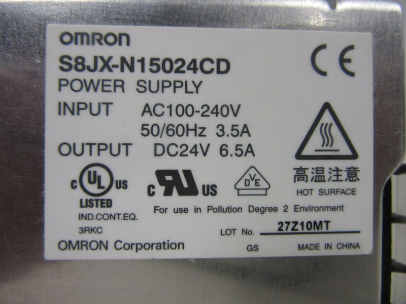 Omron S8JX-N15024CD Power Supply