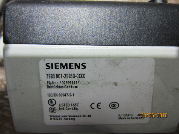 Siemens 3SB3 801-2EB30-0CC0 | used