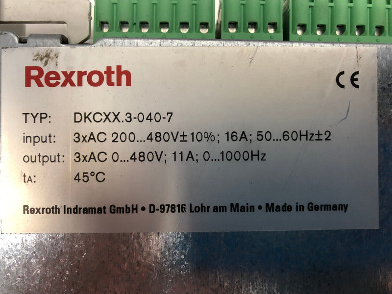 Rexroth ECODRIVE  DKCXX.3-040-7  R911279426  - gebraucht, used -