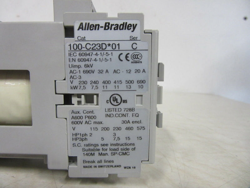 Allen-Bradley Cat 100-C23D*01 Ser C Schütz 24V DC