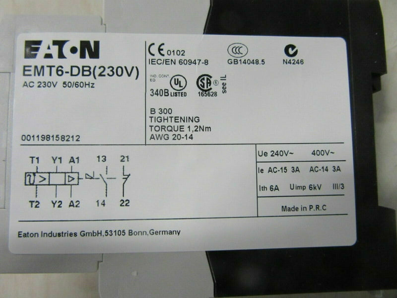 Eaton EMT6-DB (230V)  Motorschutzrelais