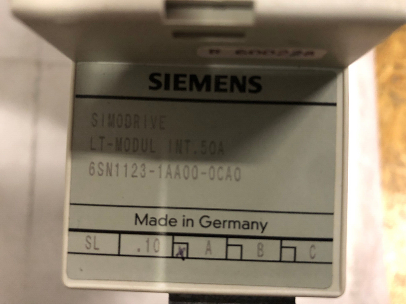 Siemens LT-Modul INT. 50A 6SN1123-1AA00-0CA0 mit 6SN1118-0AA11-0AA0