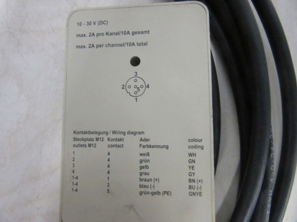 Weidmüller Sensor-Aktor-Verteiler SAI-4-F 4P PUR 5M