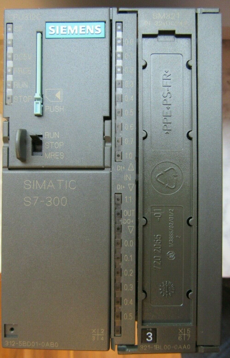 Simatic S7 CPU 312 S7 300 6ES7 312-5BD01-0AB0 E-Stand 1