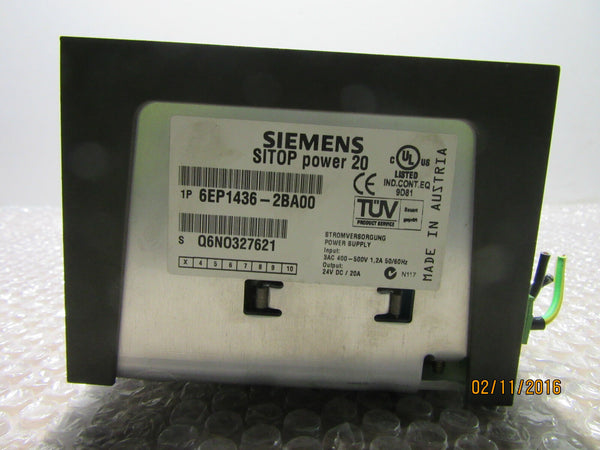 SIEMENS SITOP Power 20 6EP1 436-2BA00 - used -
