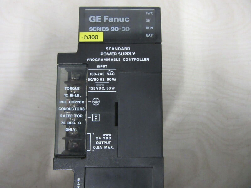 GE FANUC Series 90-30 IC693PWR321W Power Supply