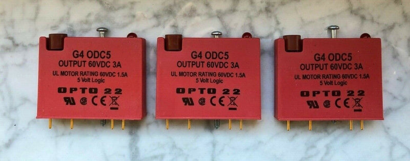 Opto 22 G4 ODC5 Dig. Output-Module 60V DC 3A  5Volt Logic 3 Stück/Pieces