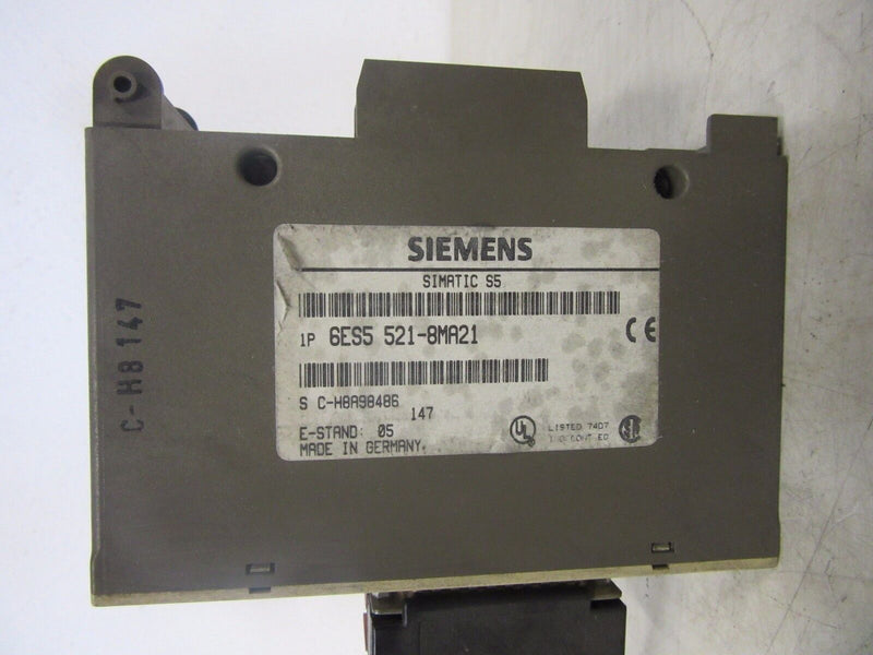 Siemens Simatic S5 6ES5 521 - 8MA21 -used-