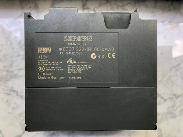 2 Stück Siemens SIMATIC S7 6ES7 322-1BL00-0AA0 E-Stand:5 -gebraucht, used-