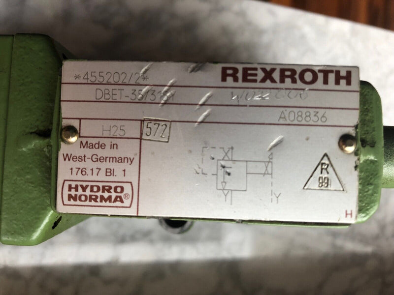 Rexroth DBET-35/315Y 455202/2 Magnetventil