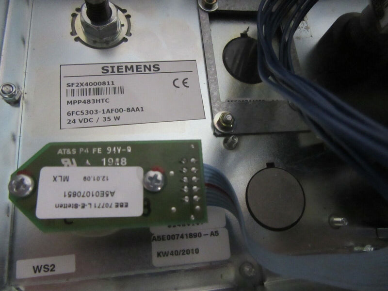 Siemens Sinumerik Panel SF2X4000811 6FC5303-1AF00-8AA1