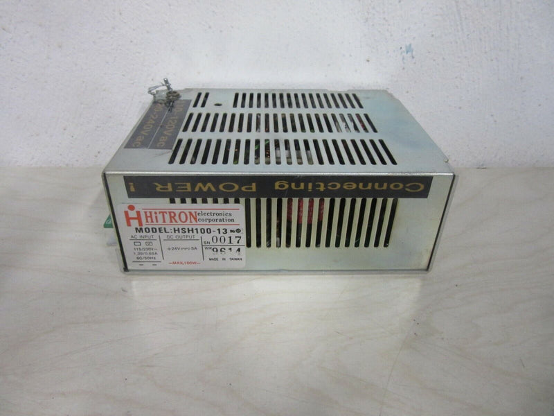 Hitron HSH100-13 Power-Supply Input: 115/230 VAC Output: 24 VDC 5A