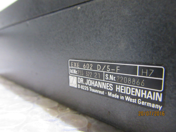 HEIDENHAIN EXE 602 D/5-F - used -