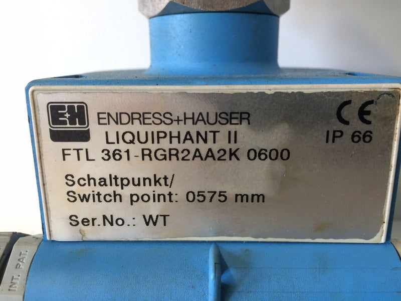 Endress+Hauser Liquiphant II FTL 361-RGR2AA2K 0600