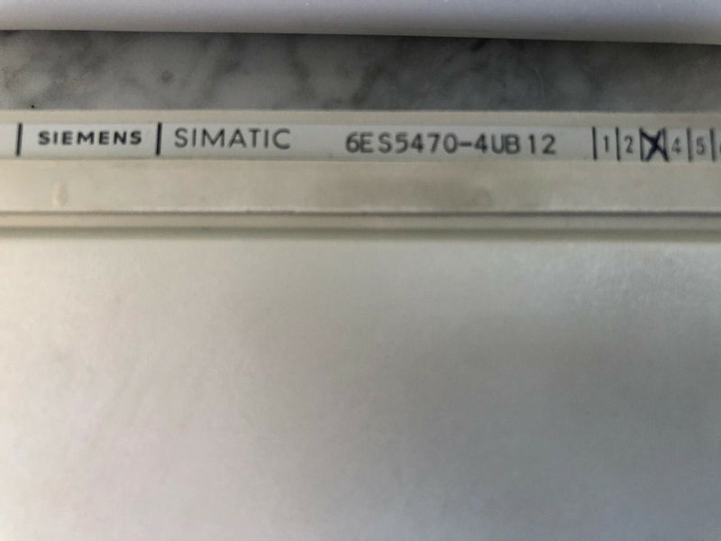 Siemens Simatic S5 6ES5 470-4UB12 6ES5470-4UB12 E-Stand 03