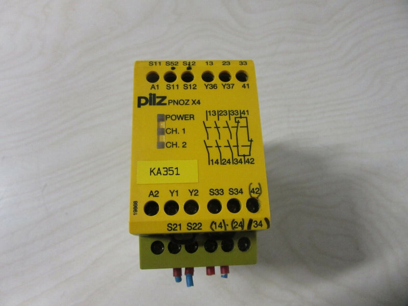 Pilz PNOZ X4 24VDC Sicherheitssteuerung Überwachungsmodul  774730